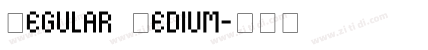 Degular Medium字体转换